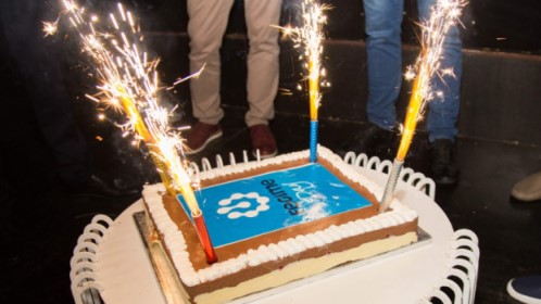 The traditional FEGIME Day cake arrives at the event in Romania